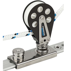 Schaefer 704-92 Spring Loaded/Lined Aluminum Slide Block for 1-1/4" T-Track | Blackburn Marine Schaefer Sailboat Hardware